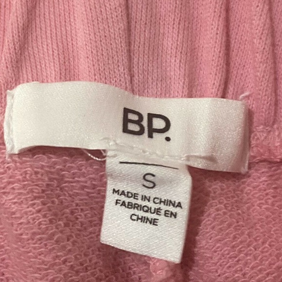 NEW BP. Knit Dip Dye Joggers Rib Elastic Waist High-Rise Pockets Pink Small Aa8 - Picture 5 of 6